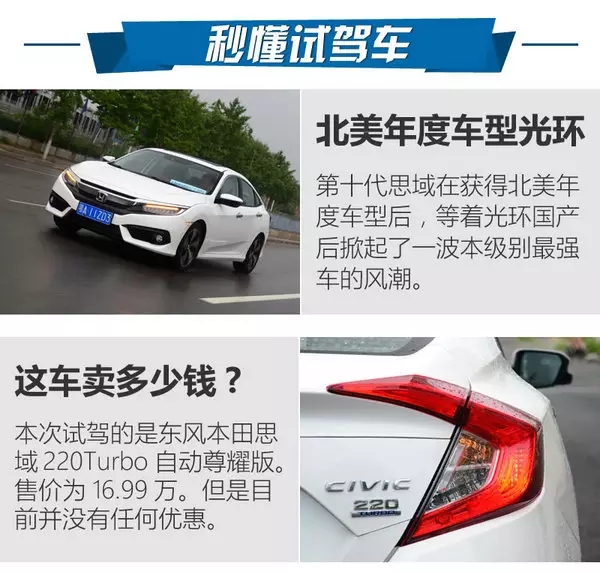 凭什么叫神车? 本田思域220Turbo试驾 凭什么叫神车? 本田思域220Turbo试驾
